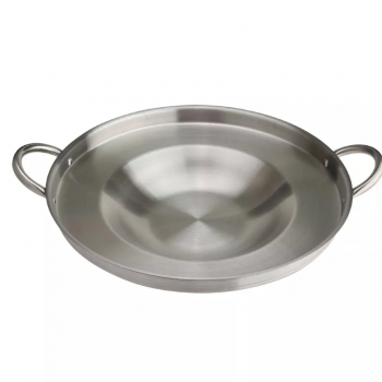 wholesal high-quality Hot Sale Heavy Duty Stainless Steel Concave Comals Pan for BBQ Outdoor Cook Griddle Taco Grill Pan with Different Size spain Mexico Guatemala peru argentian Venezuela