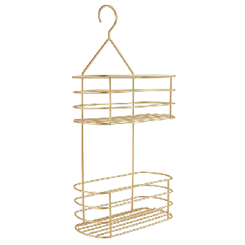Bathroom shelf hangable 2 tiers