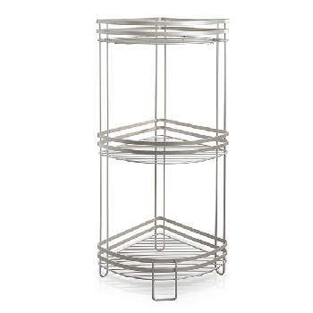Free Standing 3-Tier Corner shelf , tower, shower caddy