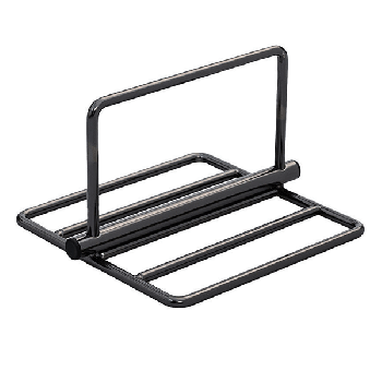 Nickel Napkin Holder Black Made Of Zinc Alloy