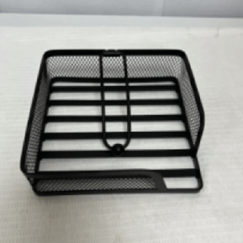 Napkin holder matt-black metal