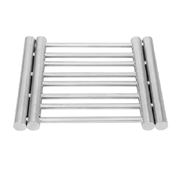 Stainless Steel Trivets, Rectangular Trivets Heat Resistant Pot Holder Retractable Hot Pan Stand Multi-Purpose Food Placemat Holder Table Mat
