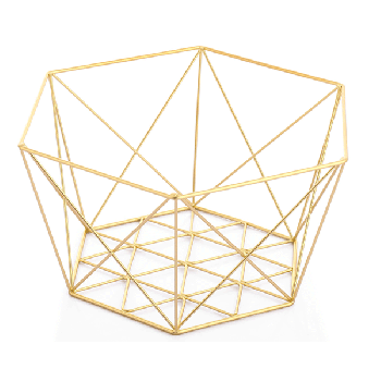 Fruit basket Decor gold 