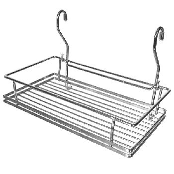 Spice rack with chrome for kitchen, decoration home