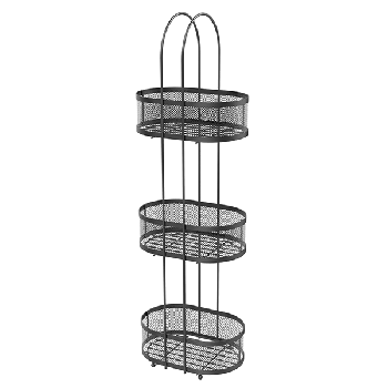 3 Tier Metal storage shelf, storage mesh basket,shower caddy