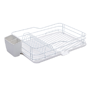 SINGLE METAL PLATE 43x31cm WHITE