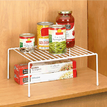 Kitchen White Metal Shelf Rack PE coating