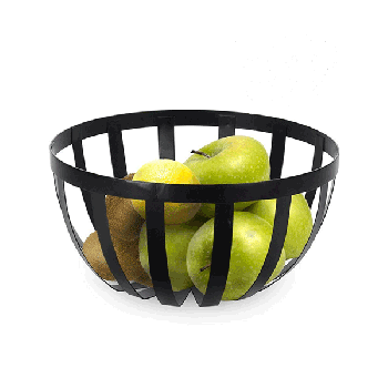 Round wire fruit basket