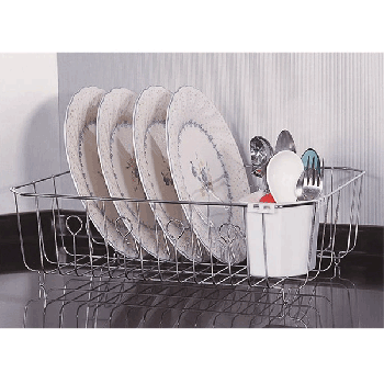 Dish rack electroplate