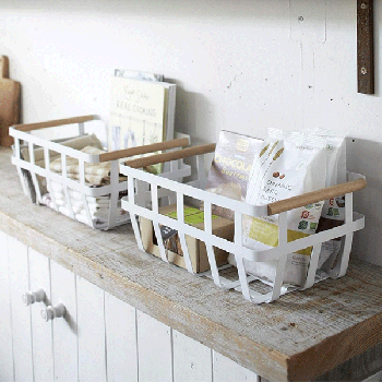 Storage Basket – Steel + Wood