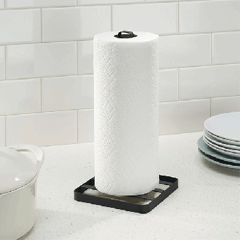 Metal Paper Towel Holder , Roll Stand powder Coating, Paper Towel Holders , for Kitchen Counter Bar Dining Table Paper Towel Holder