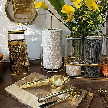 Metal Paper Towel Holder , Roll Stand gold, Paper Towel Holders , for Kitchen living room