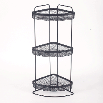 3 Layer Black Storage Racks